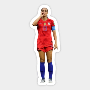 Alex Morgan Sipping Tea Sticker